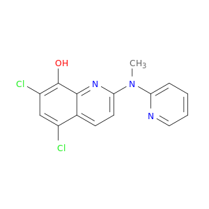 8-Quinolinol, 5,7-dichloro-2-(methyl-2-pyridinylamino)-