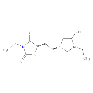 3-乙基-5-[2-(3-乙基-4-甲基-2(3H)-噻唑二甲苯)乙基]-2-硫代氧基-4-噻唑烷酮