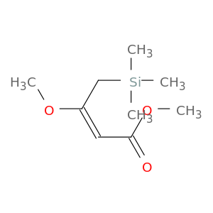2-Butenoic acid, 3-methoxy-4-(trimethylsilyl)-, methyl ester, (E)-