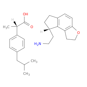 (S)-2-(1,6,7,8-tetrahydro-2h-indeno[5,4-b]furan-8-yl)ethan-1-amine (S)-2-(4-isobutylphenyl)propanoate