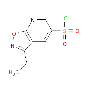 3-ethyl-[1,2]oxazolo[5,4-b]pyridine-5-sulfonyl chloride
