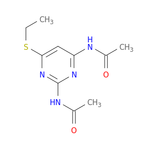 Acetamide, N,N'-[6-(ethylthio)-2,4-pyrimidinediyl]bis-