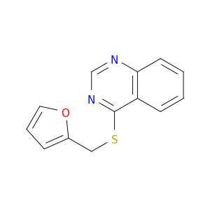 Quinazoline,4-[(2-furanylmethyl)thio]-