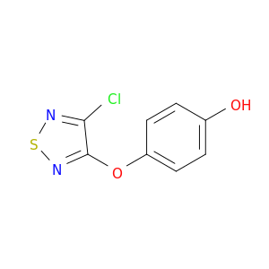 Phenol, 4-[(4-chloro-1,2,5-thiadiazol-3-yl)oxy]-