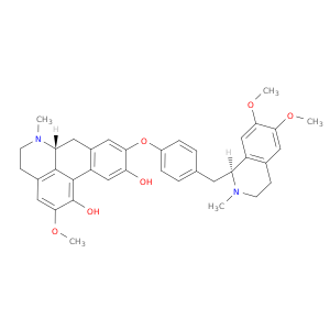 4H-Dibenzo(de,g)quinoline-1,10-diol, 5,6,6a,7-tetrahydro-2-methoxy-6-methyl-9-(4-((1,2,3,4-tetrahydro-6,7-dimethoxy-2-methyl-1-isoquinolinyl)methyl)phenoxy)-, (R-(R*,S*))-