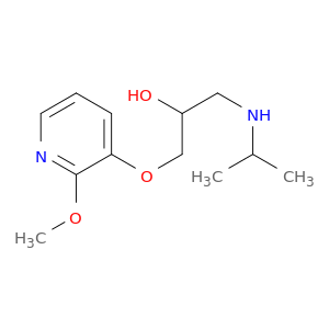 2-Propanol, 1-[(2-methoxy-3-pyridinyl)oxy]-3-[(1-methylethyl)amino]-