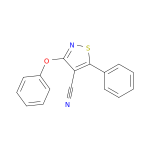 4-Isothiazolecarbonitrile, 3-phenoxy-5-phenyl-