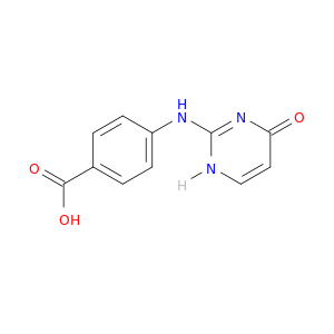 Benzoic acid, 4-[(1,4-dihydro-4-oxo-2-pyrimidinyl)amino]-
