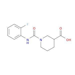 1-[(2-Fluorophenyl)carbamoyl]piperidine-3-carboxylic Acid