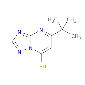 [1,2,4]Triazolo[1,5-a]pyrimidine-7-thiol, 5-(1,1-dimethylethyl)-