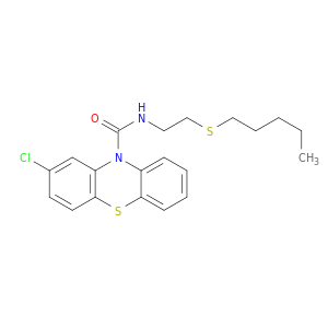 2-CHLORO-N-(2-(PENTYLTHIO)ETHYL)-10H-PHENOTHIAZINE-10-CARBOXAMIDE