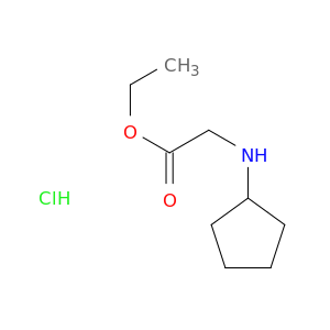 Ethyl 2-(cyclopentylamino)acetate hydrochloride