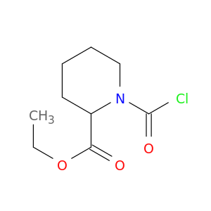 2-Piperidinecarboxylic acid, 1-(chlorocarbonyl)-, ethyl ester