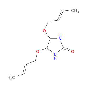 4,5-BIS[(E)-BUT-2-ENOXY]IMIDAZOLIDIN-2-ONE