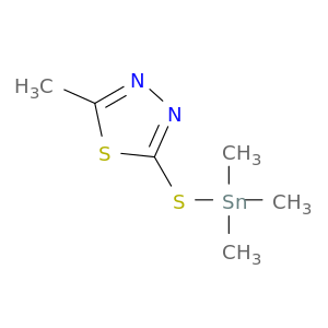 1,3,4-Thiadiazole, 2-methyl-5-[(trimethylstannyl)thio]-