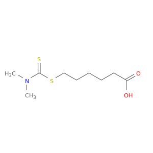 6-[(dimethylcarbamothioyl)sulfanyl]hexanoic acid