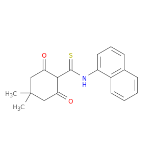Cyclohexanecarbothioamide, 4,4-dimethyl-N-1-naphthalenyl-2,6-dioxo-