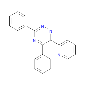 1,2,4-Triazine, 3,5-diphenyl-6-(2-pyridinyl)-