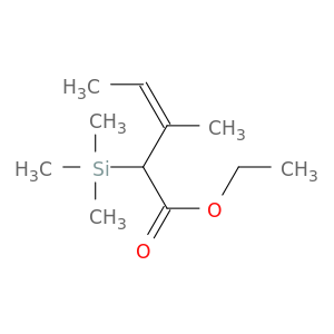 3-Pentenoic acid, 3-methyl-2-(trimethylsilyl)-, ethyl ester, (Z)-