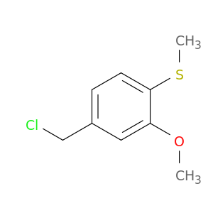 4-(Chloromethyl)-2-methoxy-1-(methylsulfanyl)benzene