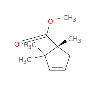 3-Cyclopentene-1-carboxylic acid, 1,2,2-trimethyl-, methyl ester, (R)-