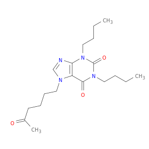 1H-Purine-2,6-dione, 1,3-dibutyl-3,7-dihydro-7-(5-oxohexyl)-