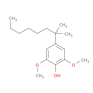 Phenol, 4-(1,1-dimethylheptyl)-2,6-dimethoxy-