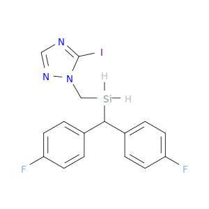 1H-1,2,4-Triazole, 1-[[bis(4-fluorophenyl)methylsilyl]methyl]-5-iodo-