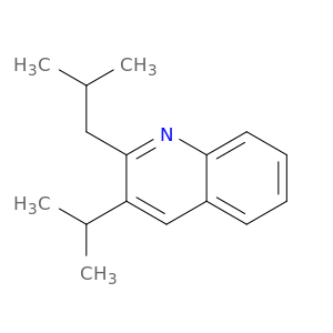 Quinoline, 3-(1-methylethyl)-2-(2-methylpropyl)-