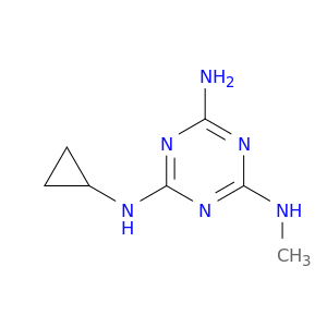 1,3,5-Triazine-2,4,6-triamine, N-cyclopropyl-N'-methyl-