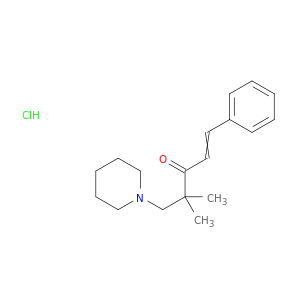 1-Penten-3-one, 4,4-dimethyl-1-phenyl-5-(1-piperidinyl)-, hydrochloride