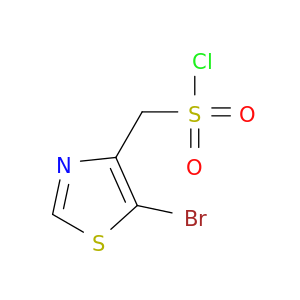 (5-溴-1,3-噻唑-4-基)甲磺酰氯