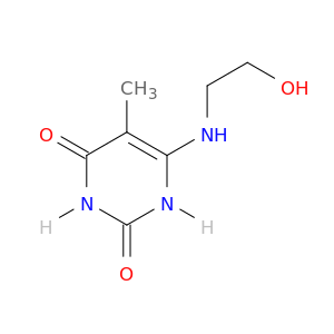 2,4(1H,3H)-Pyrimidinedione, 6-[(2-hydroxyethyl)amino]-5-methyl-