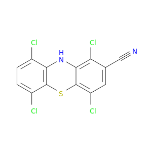1,4,6,9-tetrachloro-10h-phenothiazine-2-carbonitrile