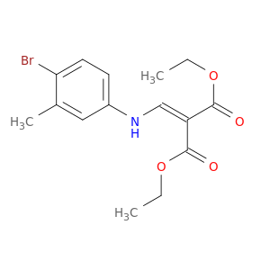 Diethyl 2-[(4-bromo-3-methylphenyl)aminomethylidene]malonate