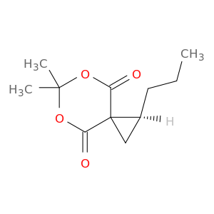 5,7-Dioxaspiro[2.5]octane-4,8-dione, 6,6-dimethyl-1-propyl-, (1S)-