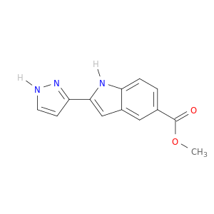 1H-Indole-5-carboxylic acid, 2-(1H-pyrazol-3-yl)-, methyl ester