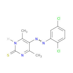 2(1H)-Pyrimidinethione, 5-[(2,5-dichlorophenyl)azo]-4,6-dimethyl-