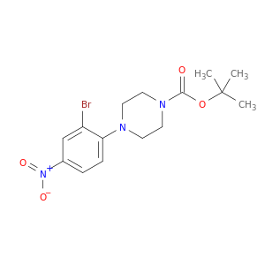 3-溴-4-(1-叔丁氧羰基-哌嗪-4-基)硝基苯