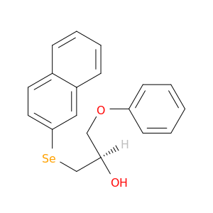 2-Propanol, 1-(2-naphthalenylseleno)-3-phenoxy-, (2R)-