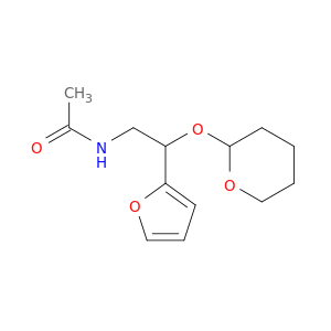 Acetamide, N-[2-(2-furanyl)-2-[(tetrahydro-2H-pyran-2-yl)oxy]ethyl]-