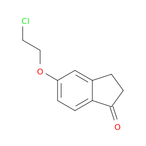 1H-Inden-1-one, 5-(2-chloroethoxy)-2,3-dihydro-