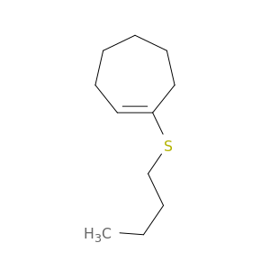 Cycloheptene, 1-(butylthio)-