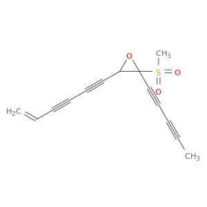 Oxirane, 3-(5-hexene-1,3-diynyl)-2-(methylsulfonyl)-2-(1,3-pentadiynyl)-