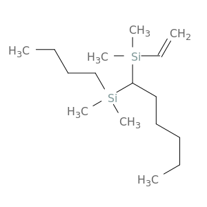 Silane, [1-(butyldimethylsilyl)hexyl]ethenyldimethyl-