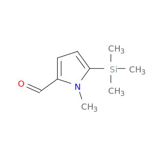 1H-Pyrrole-2-carboxaldehyde, 1-methyl-5-(trimethylsilyl)-