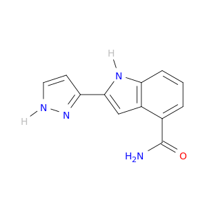 1H-Indole-4-carboxamide, 2-(1H-pyrazol-3-yl)-