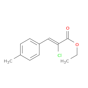 2-Propenoic acid, 2-chloro-3-(4-methylphenyl)-, ethyl ester, (Z)-