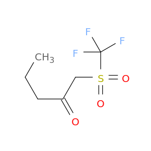 2-Pentanone, 1-[(trifluoromethyl)sulfonyl]-