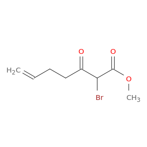 6-Heptenoic acid, 2-bromo-3-oxo-, methyl ester